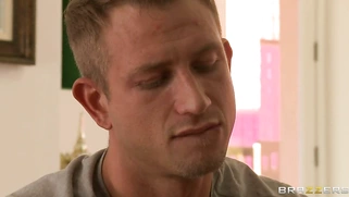 Phoenix Marie wearing her new bikini getting a rub down