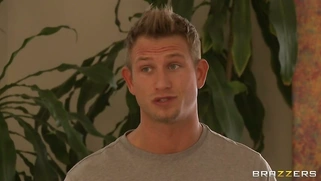 Phoenix Marie wearing her new bikini getting a rub down