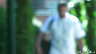 Smoking hot babe Aletta Ocean preparing herself for a sexy rub down