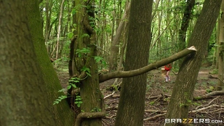 Valentina Nappi gets caught in the forest by Danny D