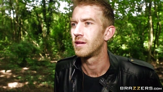 Valentina Nappi gets caught in the forest by Danny D