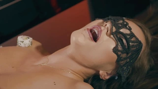 Tina Kay gets the sexy serving of sushi on her naked frame