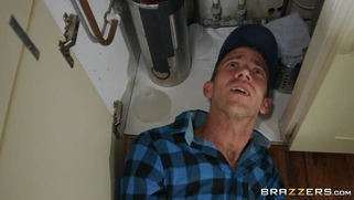 Mom Candy Alexa called plumber Danny D to have some fun