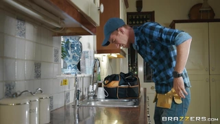 Mom Candy Alexa called plumber Danny D to have some fun