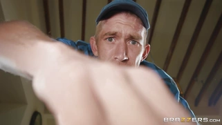 Mom Candy Alexa called plumber Danny D to have some fun