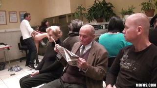 Nasty bitch Ava Dalush fucked in front of a crowd of strangers