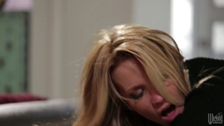 Lucky dude goes down on Jessica Drake and licks her ass