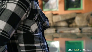 Ava Addams sucks and tit fucks Xander's juicy rod