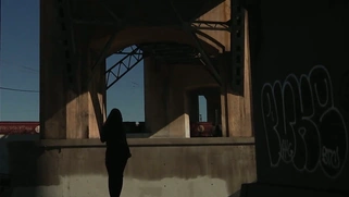 Anikka Albrite dancing and stripteasing outdoor