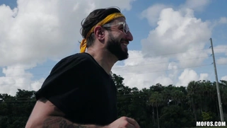 Valentina Jewels shows off her big ass outdoors