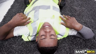 Latina Rose Monroe shows off her huge butt