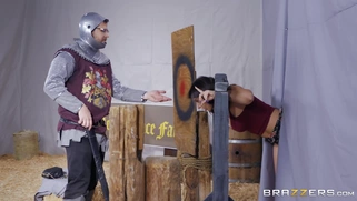 Ivy Lebelle gets ass licked and her BF does not notice it