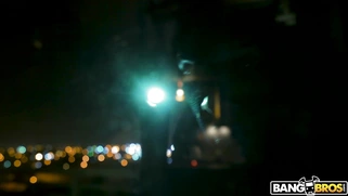 Vienna Black gets [censored] by a robber in mask