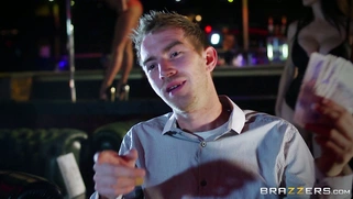 Sienna Day does an amazing strip show for Danny D