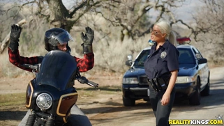 Cop Bridgette B arrested biker Charles Dera