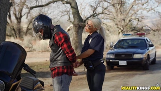 Cop Bridgette B arrested biker Charles Dera