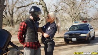 Cop Bridgette B arrested biker Charles Dera