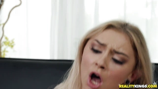 Blonde Chloe Temple rides the hard cock in POV