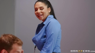 Head coach Missy Martinez came to the locker room