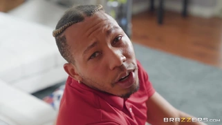 Alena Croft gives nice blowjob to Ricky Johnson