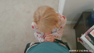 Granny Erica Lauren gives masterful blowjob