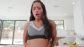 Mi Ha Doan enjoys riding the big black dick