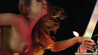 Britney Amber gets pussy banged from behind