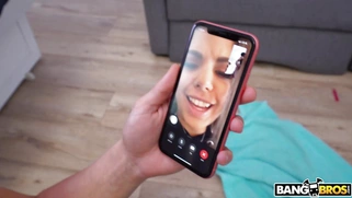 Blonde Abella Danger gives nice blowjob in POV