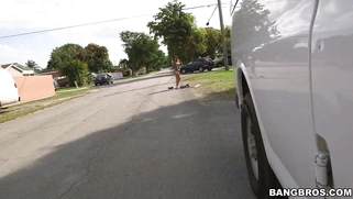 Natalia Mendez gets facialized and dropped off like a cheap whore