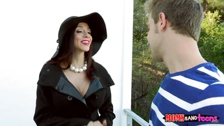 Ariella Ferrera has a pair of huge tits and sexy body to easily seduce Van