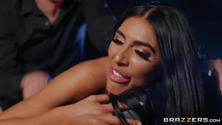 Big titted Ava Koxxx gets pussy drilled on the chair