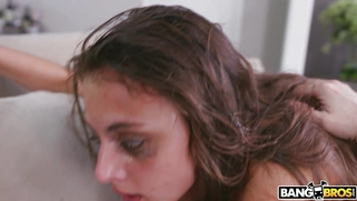 Gia Derza shakes her big butt on Tommy Pistol's cock