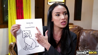 French mom Anissa Kate is sucking the mammoth cock