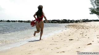 Lifeguard Valerie Kay revives Charlie by sucking his black piston