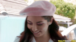 Keira Croft met Xander Corvus in the kitchen