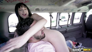 Dylann Vox is riding Peter Green in cowgirl position