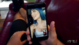 Blonde Kali Roses gives nice blowjob in POV