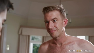 Bride Sienna Day orally pleasures two big dicks