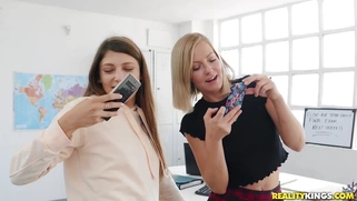 Asian Rae Lil Black slides her shaved pussy on the hard dick