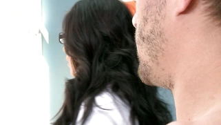 Dr. Jaclyn Taylor stripping the hypochondriac down for a full physical examination