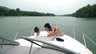 Stacy Bloom gives nice blowjob to Raul Costa