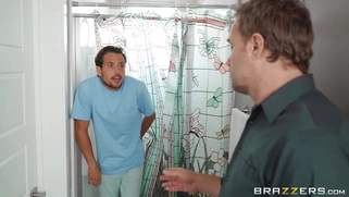 Alura Jenson is sucking cock and her husband is none the wiser