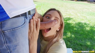 Abella Danger is sucking Alex Legend's cock