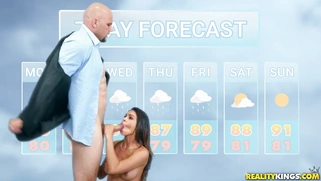 Katana Kombat gives blowjob to Jmac