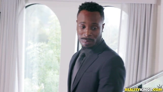 Whitney Wright sucks black cock and her husband is none the wiser