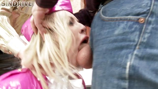 Kiki Minaj, Chessie Kay and Krystal Niles get throat fucked