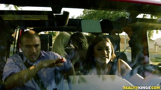 Khloe Kapri, Kendra Spade, Dylann Vox are sucking cock