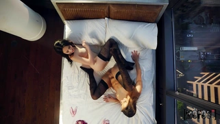 Jade Baker and Gia Derza rub their pussies