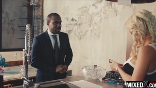 Christina Shine gives nice blowjob to Dylan Brown