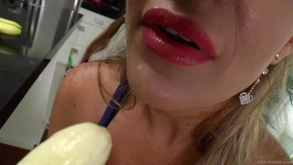 Phoenix Marie teases as she deepthroats a banana